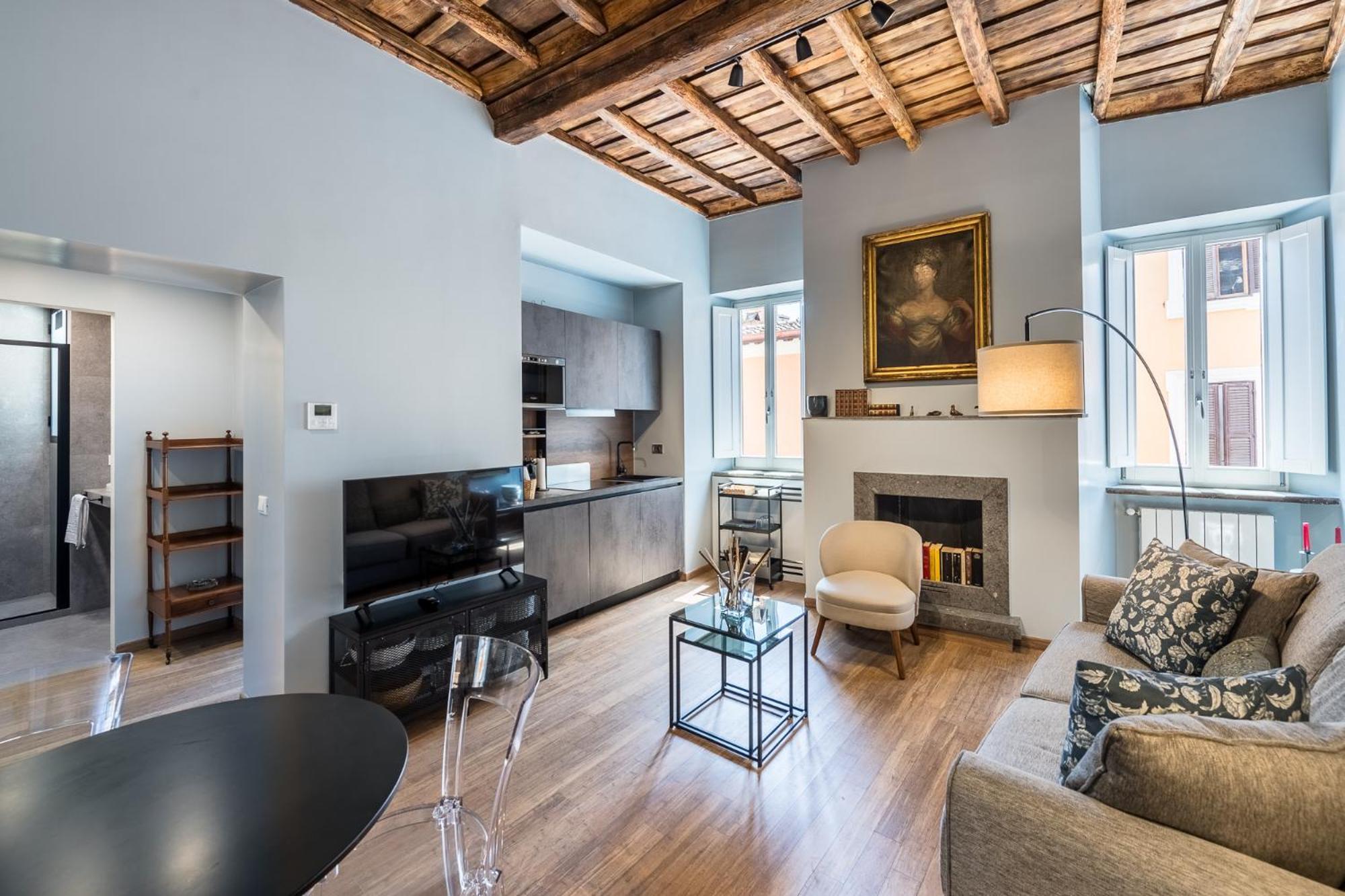 Apartmán La Gatta De Lisa Řím Exteriér fotografie